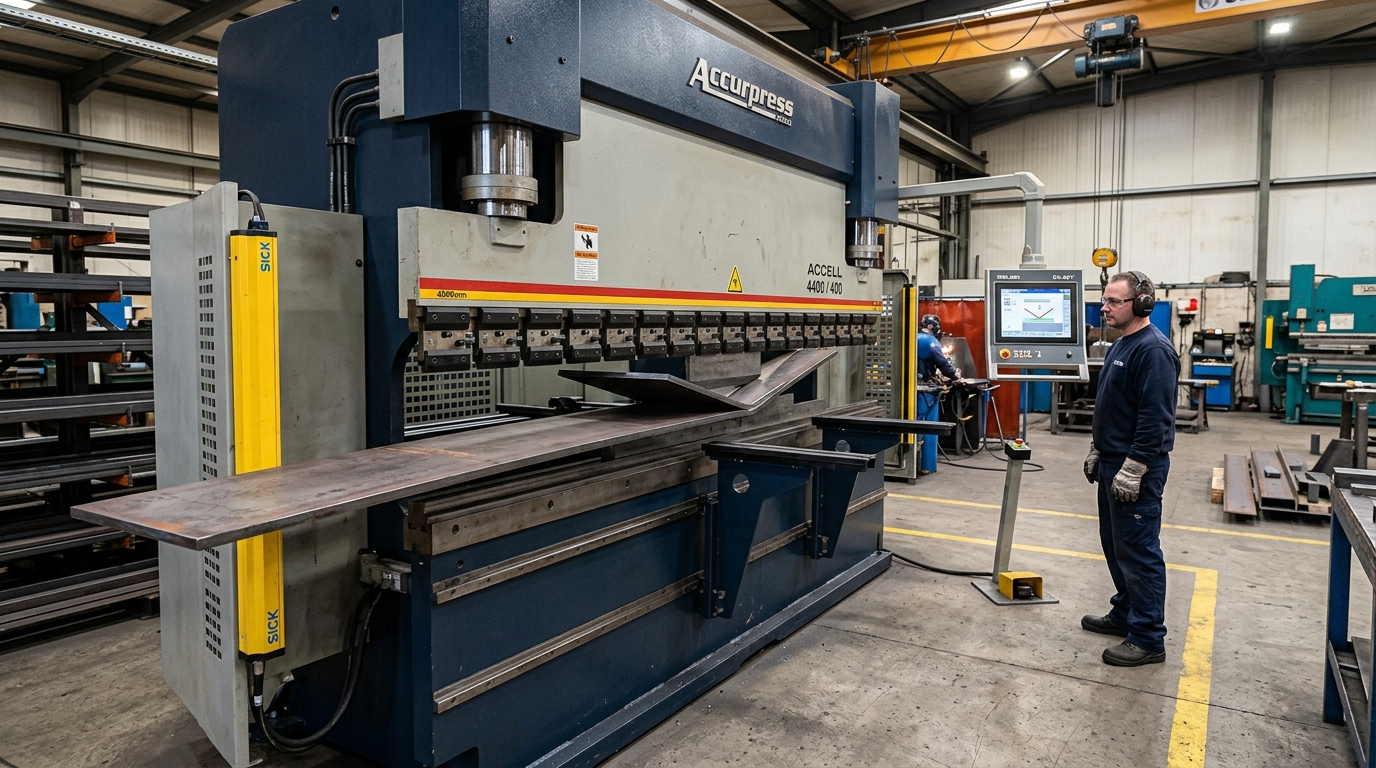 4 Metre CNC Abkant Büküm Rehberi: K Faktörü, Büküm Toleransları ve Radyus Hesaplama